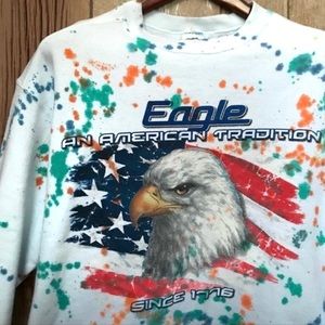 Eagle Tye Dyed Sweatshirt L